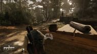 Distract the guard on the bridge and take the path on the left (Image via Sportskeeda Gaming || 2K)